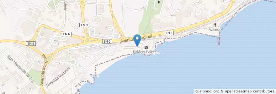 Mapa de ubicacion de John David's Snack Bar en Portugal, Metropolregion Lissabon, Lissabon, Großraum Lissabon, Cascais, Cascais E Estoril.