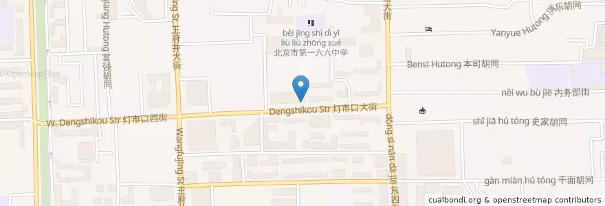 Mapa de ubicacion de McDonald's en China, Pekín, Hebei, 东城区.