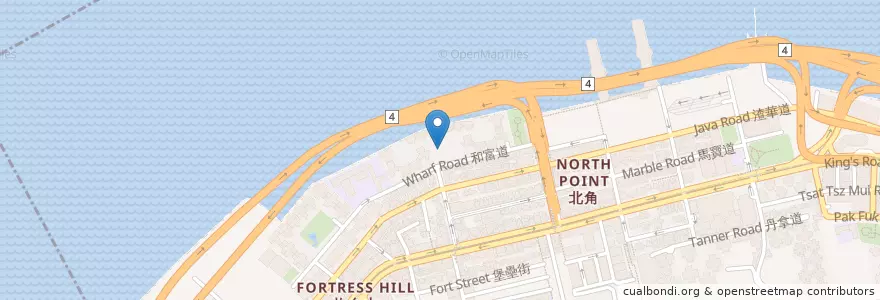 Mapa de ubicacion de 港鐵特惠站 MTR Fare Saver en 중국, 광둥성, 홍콩, 홍콩섬, 신제, 東區 Eastern District.