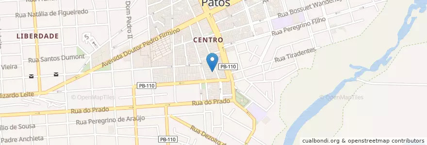 Mapa de ubicacion de Techlab en Brasile, Regione Nordest, Paraíba, Região Metropolitana De Patos, Região Geográfica Intermediária De Patos, Região Geográfica Imediata De Patos, Patos.