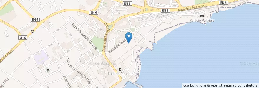 Mapa de ubicacion de Dom Prego en پرتغال, Área Metropolitana De Lisboa, Lisboa, Grande Lisboa, Cascais, Cascais E Estoril.