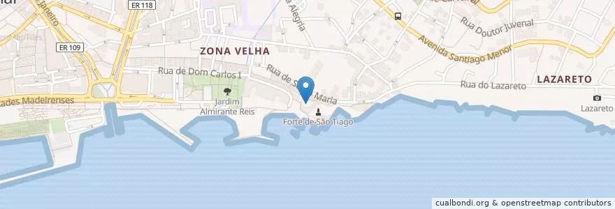 Mapa de ubicacion de Do Forte en Portekiz.