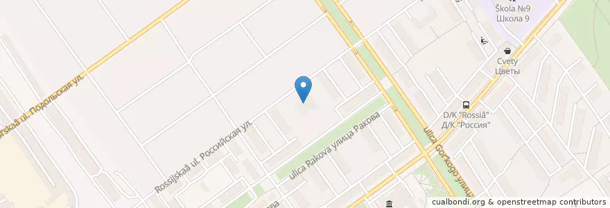Mapa de ubicacion de 8 Горотдел УФСБ en Rusia, Центральный Федеральный Округ, Московская Область, Городской Округ Серпухов.