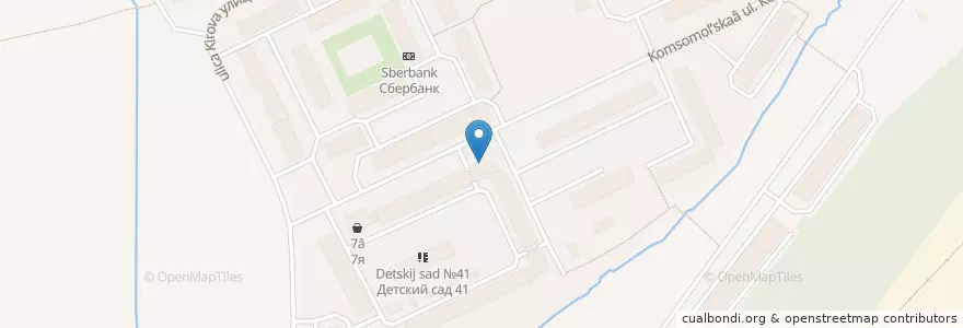 Mapa de ubicacion de Сбербанк en Rusia, Северо-Западный Федеральный Округ, Óblast De Múrmansk, Городской Округ Кировск.