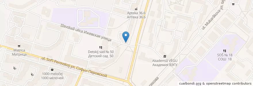 Mapa de ubicacion de Россгосстрах Банк en Rusia, Приволжский Федеральный Округ, Bashkortostán, Городской Округ Уфа.