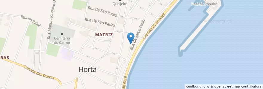 Mapa de ubicacion de Banco Português de Investimento en ポルトガル, アゾレス諸島, Faial, Horta.