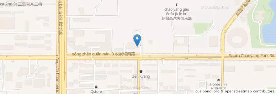 Mapa de ubicacion de 友你咖啡 en China, Beijing, Hebei, 朝阳区 / Chaoyang.