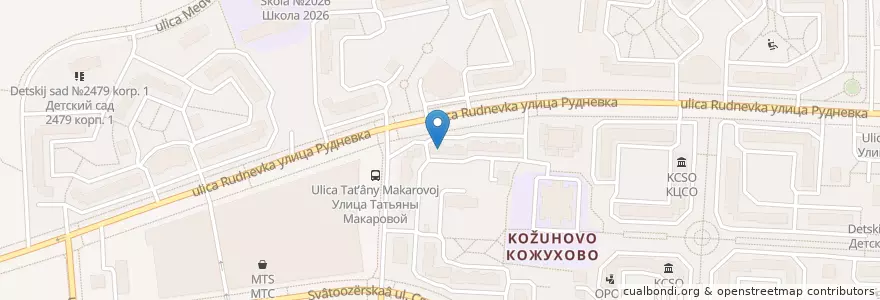 Mapa de ubicacion de РосАптека en Rusland, Centraal Federaal District, Moskou, Восточный Административный Округ, Район Косино-Ухтомский.