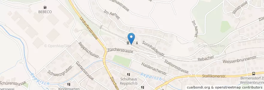 Mapa de ubicacion de Pronto Phot en Schweiz/Suisse/Svizzera/Svizra, Zürich, Bezirk Dietikon, Birmensdorf (Zh).