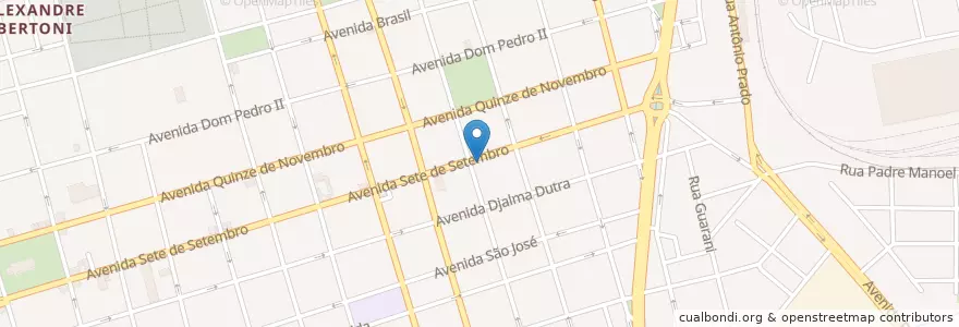 Mapa de ubicacion de Green 7 Pub en 브라질, 남동지방, 상파울루, Região Geográfica Intermediária De Araraquara, Região Imediata De Araraquara, Araraquara.