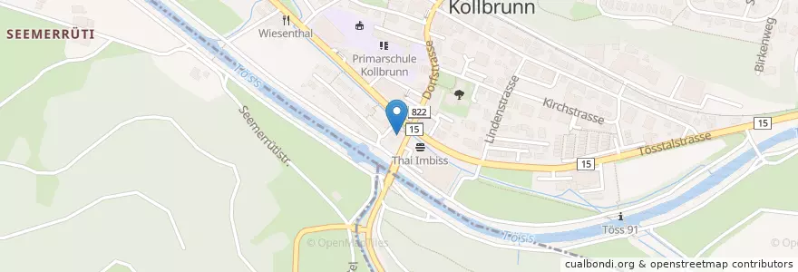 Mapa de ubicacion de Fahrschule Winti-L.ch en Switzerland, Zurich, Bezirk Winterthur, Zell (Zh).