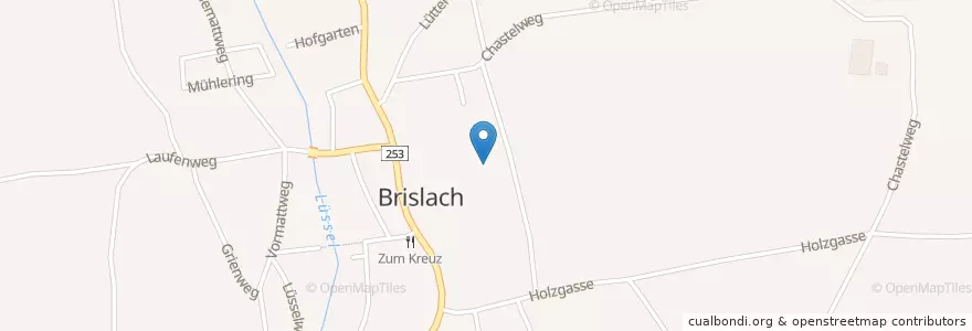 Mapa de ubicacion de Primarschule Brislach en 스위스, Basel-Landschaft, Bezirk Laufen, Brislach.