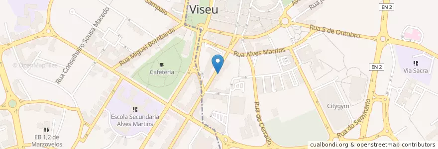 Mapa de ubicacion de Fidelidade en Portugal, Centro, Viseu, Viseu Dão-Lafões, Viseu, União Das Freguesias De Viseu.