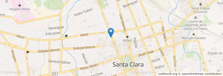 Mapa de ubicacion de Restaurante Amanecer en Kuba, Villa Clara, Santa Clara, Ciudad De Santa Clara.