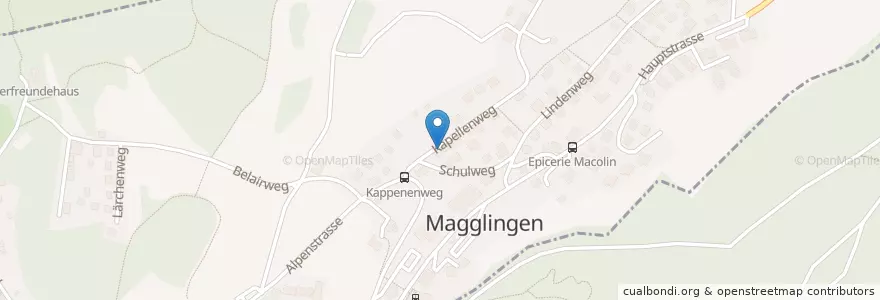 Mapa de ubicacion de Atelier Pinocchio en 瑞士, 伯尔尼, Verwaltungsregion Seeland, Verwaltungskreis Biel/Bienne, Evilard.