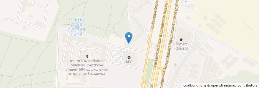 Mapa de ubicacion de Советская аптека en Rússia, Distrito Federal Central, Москва, Южный Административный Округ, Район Чертаново Южное.