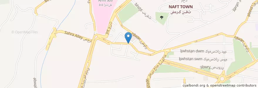 Mapa de ubicacion de دکتر عارف قنبرزاده طب en 이란, 테헤란, شهرستان شمیرانات, 테헤란, بخش رودبار قصران.