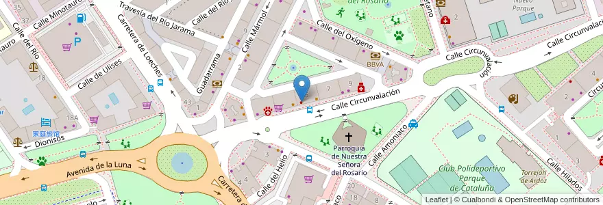 Mapa de ubicacion de 4Dent en Испания, Мадрид, Мадрид, Área Metropolitana De Madrid Y Corredor Del Henares, Torrejón De Ardoz.