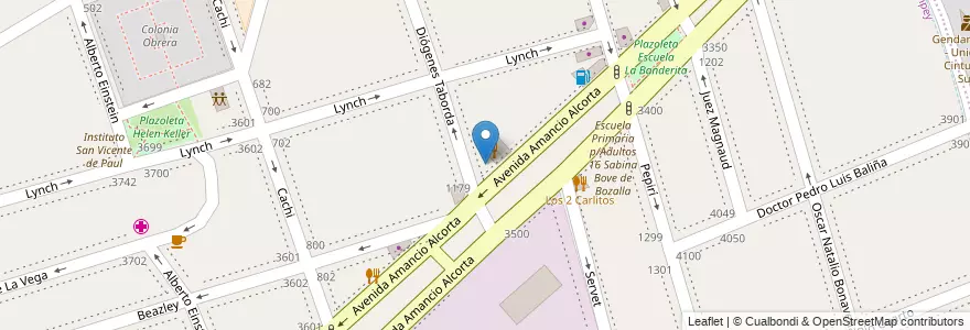 Mapa de ubicacion de 4x4, Nueva Pompeya en Arjantin, Ciudad Autónoma De Buenos Aires, Comuna 4, Buenos Aires.