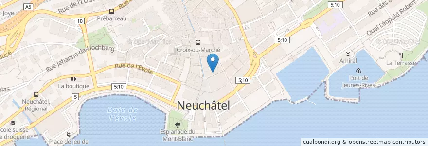 Mapa de ubicacion de SystemArt en Suíça, Neuchâtel, Lac De Neuchâtel (Ne), Neuchâtel.