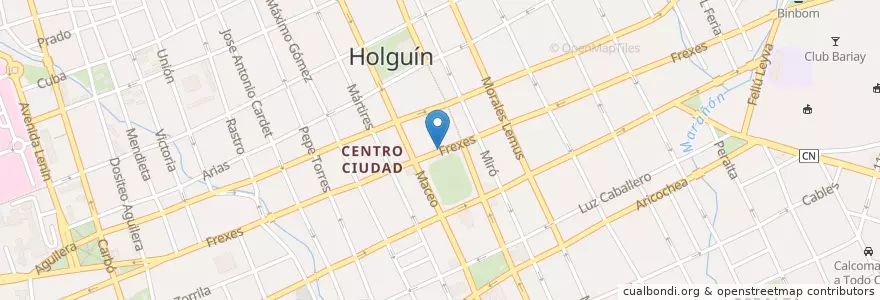 Mapa de ubicacion de vintage cars rent en Kuba, Holguín, Holguín.
