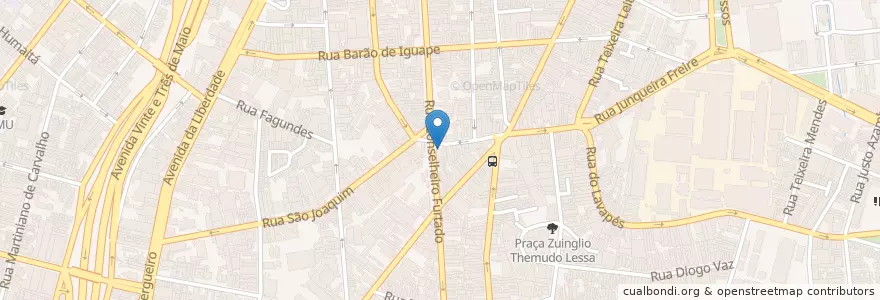 Mapa de ubicacion de Estrela da Sorte en 브라질, 남동지방, 상파울루, Região Geográfica Intermediária De São Paulo, Região Metropolitana De São Paulo, Região Imediata De São Paulo, 상파울루.