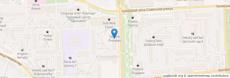 Mapa de ubicacion de Ортека en Россия, Центральный Федеральный Округ, Московская Область, Городской Округ Балашиха.