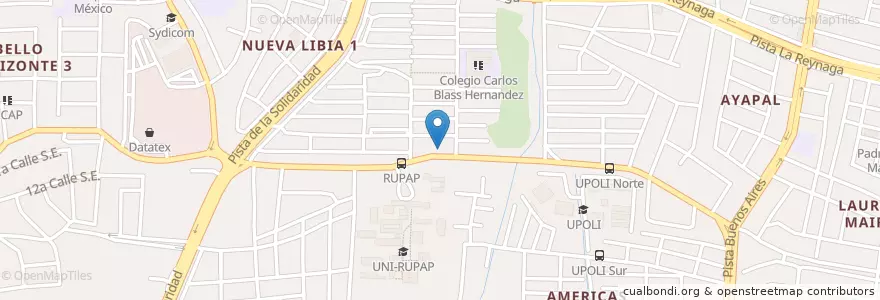 Mapa de ubicacion de Billares El Manguito en نيكاراجوا, Departamento De Managua, Managua (Municipio).
