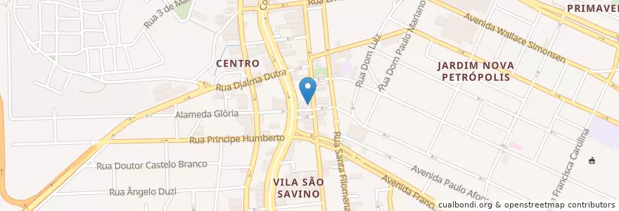Mapa de ubicacion de Nova Pop's Lanches en Brasile, Regione Sudest, San Paolo, Região Geográfica Intermediária De São Paulo, Região Metropolitana De São Paulo, Região Imediata De São Paulo, São Bernardo Do Campo.