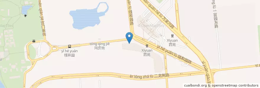 Mapa de ubicacion de Starbucks en Cina, Pechino, Hebei, 海淀区.