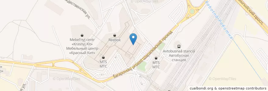 Mapa de ubicacion de Cofix en Россия, Центральный Федеральный Округ, Московская Область, Городской Округ Мытищи.