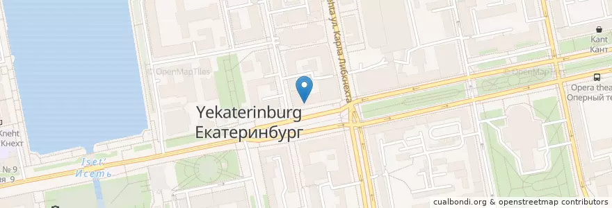 Mapa de ubicacion de Vietmon en Rússia, Уральский Федеральный Округ, Свердловская Область, Городской Округ Екатеринбург.