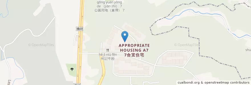 Mapa de ubicacion de MU. DER en Taiwan, 桃園市, 龜山區.