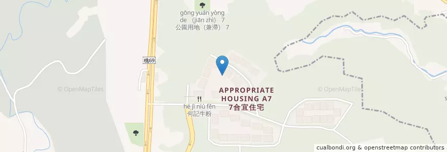 Mapa de ubicacion de 麥味登 en 타이완, 타오위안 시, 구이산 구.