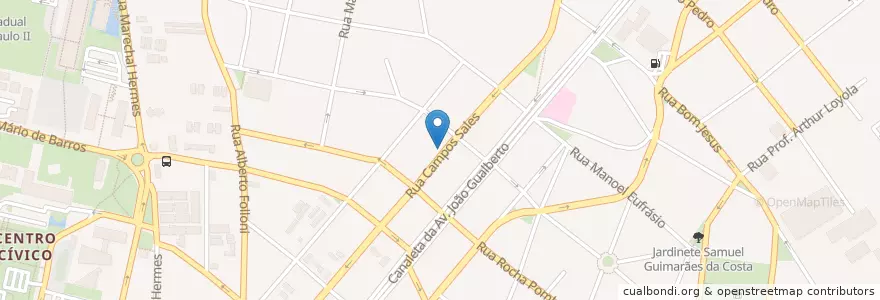 Mapa de ubicacion de Centro Malachini Dias en 巴西, 南部, 巴拉那, Região Geográfica Intermediária De Curitiba, Região Metropolitana De Curitiba, Microrregião De Curitiba, 库里蒂巴.