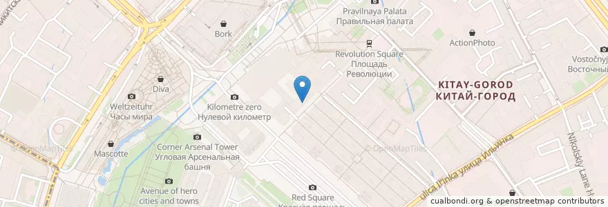 Mapa de ubicacion de Ladurée en Rusia, Distrito Federal Central, Москва, Distrito Administrativo Central, Тверской Район.