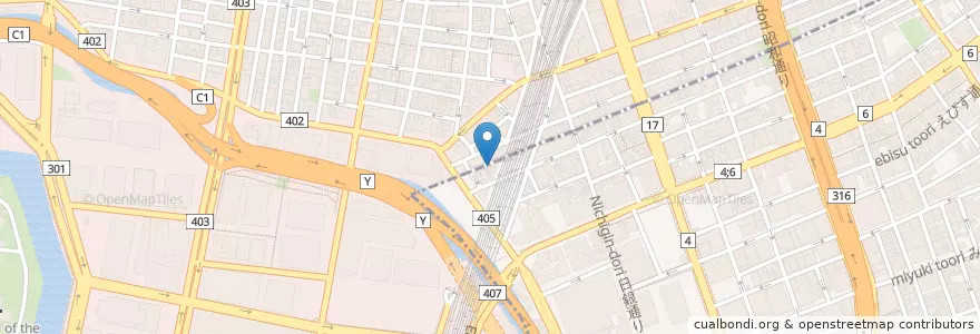 Mapa de ubicacion de なみへい en Japan, 東京都, 千代田区, 中央区.