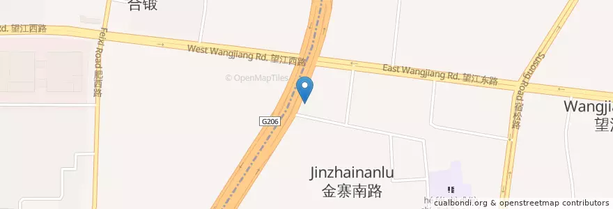 Mapa de ubicacion de 庐州太太 en China, Anhui, Hefei, 包河区 (Baohe), 合肥市区, 常青街道.