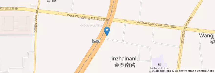 Mapa de ubicacion de 交通银行 en Chine, Anhui, Hefei, 包河区 (Baohe), 合肥市区, 常青街道.