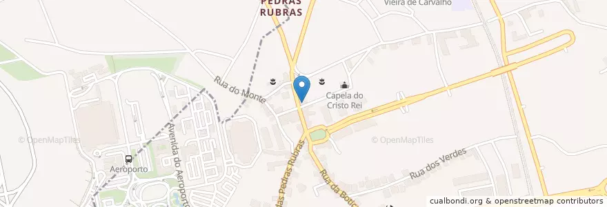 Mapa de ubicacion de Capela Nossa Senhora Mãe dos Homens en Portugal, Norte, Porto, Área Metropolitana Do Porto, Maia, Moreira.