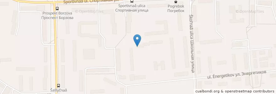 Mapa de ubicacion de Отделение связи №140704 en ロシア, 中央連邦管区, モスクワ州, Городской Округ Шатура.