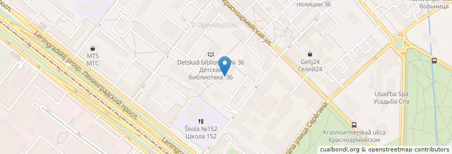 Mapa de ubicacion de План Б en Rusia, Центральный Федеральный Округ, Москва, Северный Административный Округ, Район Аэропорт.