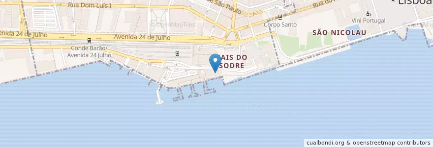 Mapa de ubicacion de Ibo en Portugal, Lisbon.