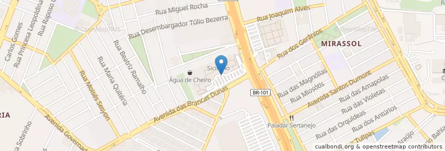 Mapa de ubicacion de Natal Shopping - Taxis en البَرَازِيل, المنطقة الشمالية الشرقية, ريو غراندي دو نورتي, Região Geográfica Intermediária De Natal, Microrregião De Natal, ناتال.