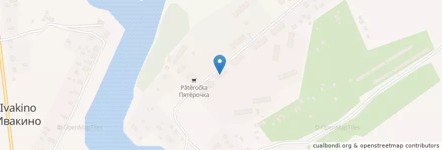 Mapa de ubicacion de Почтовое отделение 143253 en Rusland, Centraal Federaal District, Oblast Moskou, Можайский Городской Округ.
