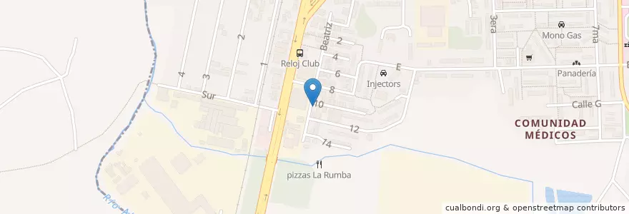 Mapa de ubicacion de Patio de Fede en Küba, La Habana, Boyeros.