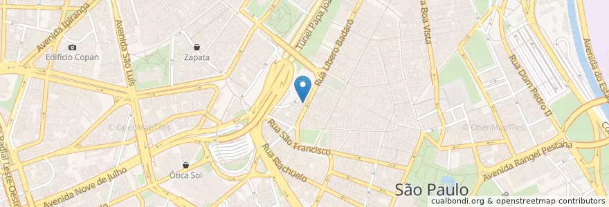 Mapa de ubicacion de Lanches Triângulo en Brazilië, Regio Zuidoost, São Paulo, Região Geográfica Intermediária De São Paulo, Região Metropolitana De São Paulo, Região Imediata De São Paulo, São Paulo.