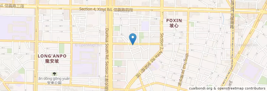 Mapa de ubicacion de MissGreen en 台湾, 新北市, 台北市, 大安区.