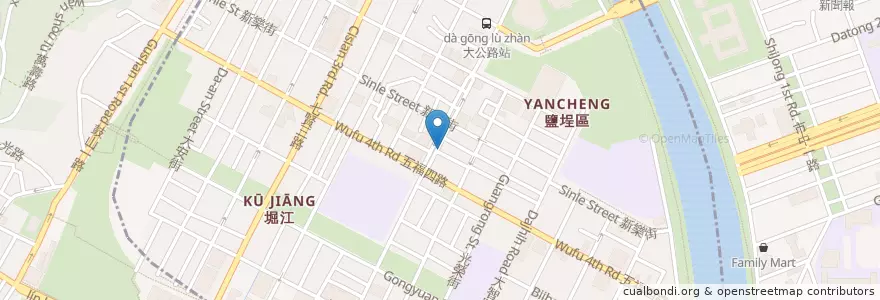 Mapa de ubicacion de Big Mama en 臺灣, 高雄市, 鹽埕區.