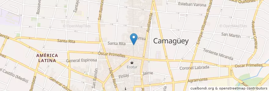 Mapa de ubicacion de Cadeca en Cuba, Camagüey, Camagüey, Ciudad De Camagüey.